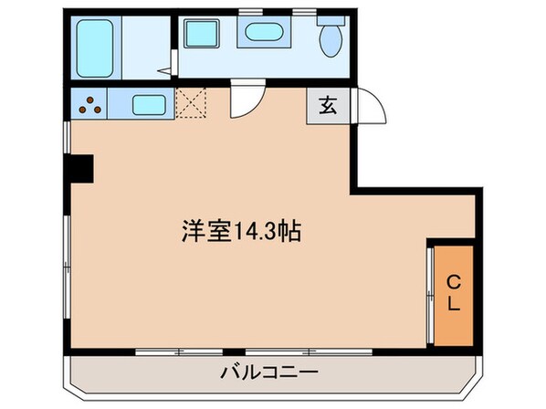 コーポリリーの物件間取画像